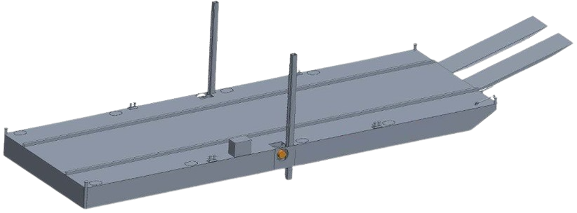 DB-251 - Steel Work Pontoon with spuds