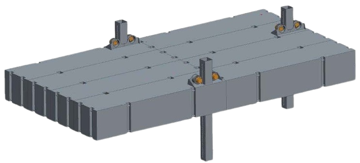 MPS-126 - Modular Pontoon with Spuds