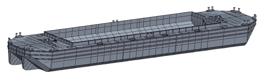 SHP-300 - Split Hopper Barge