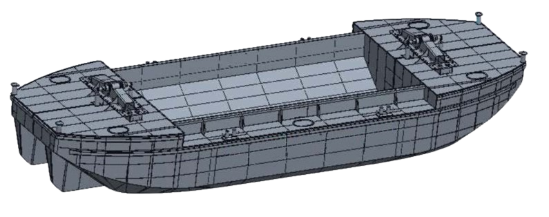 SHP-55 - Split Hopper Barge